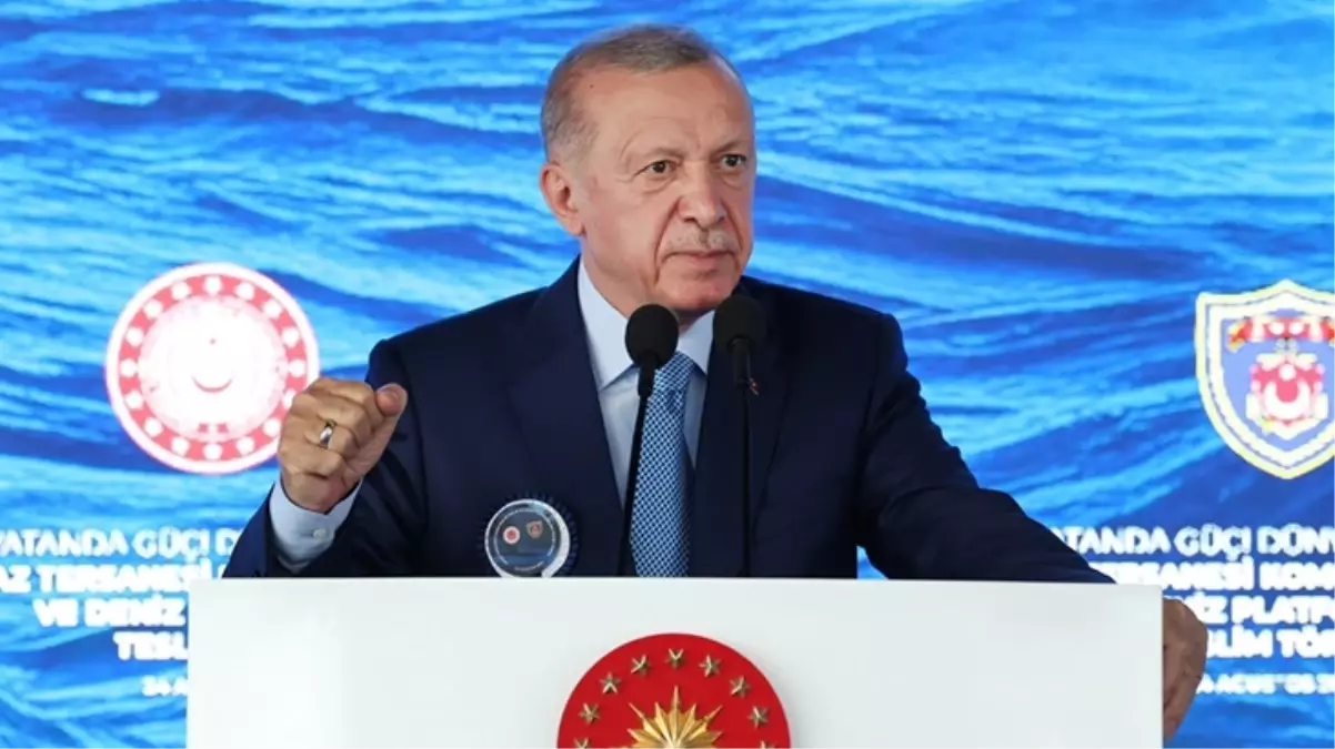 “Pirireis” göreve başladı! Erdoğan törende 2 müjde daha verdi