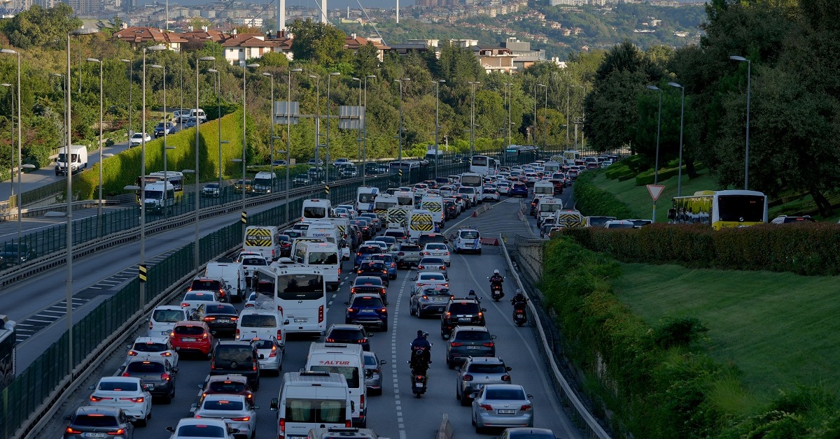 İstanbul’da trafik yoğunluğu yüzde 70’e ulaştı