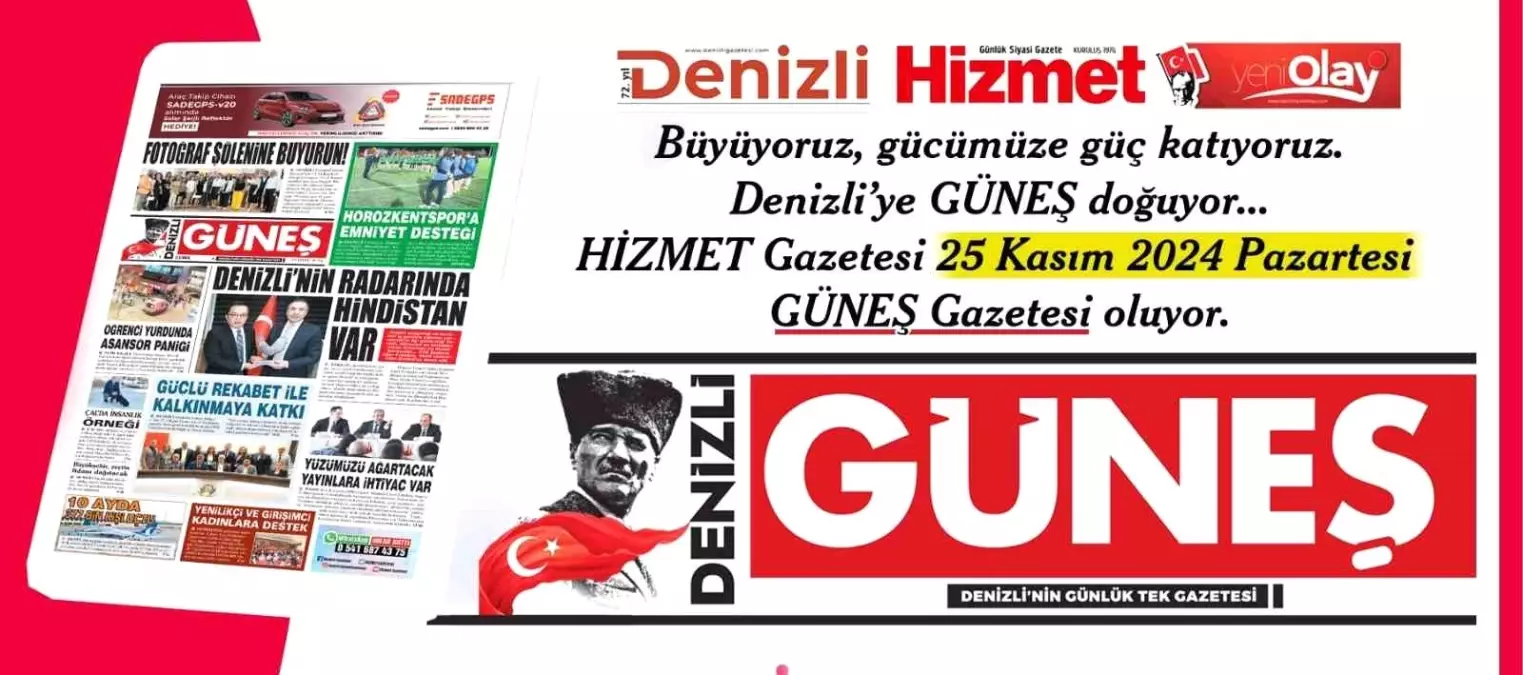 Hizmet Gazetesi Güneş Oluyor